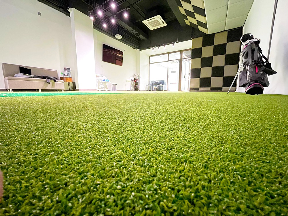 室內攝影影樓人造草工程-俱樂部仿草地墊工程香港-Golf-Artificial-turf-綠化人造草工程-假草綠化工程-人造草毯工程推介